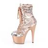 Pleaser - ADORE1020SQ Bottes de plateforme, Pole dance chaussures - Chaussures de pole dance - Couleur or/Champagne Product image